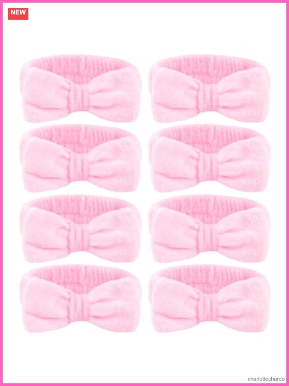 Spa Headband for Washing Face 8 Pack Skincare Makeup Headbands